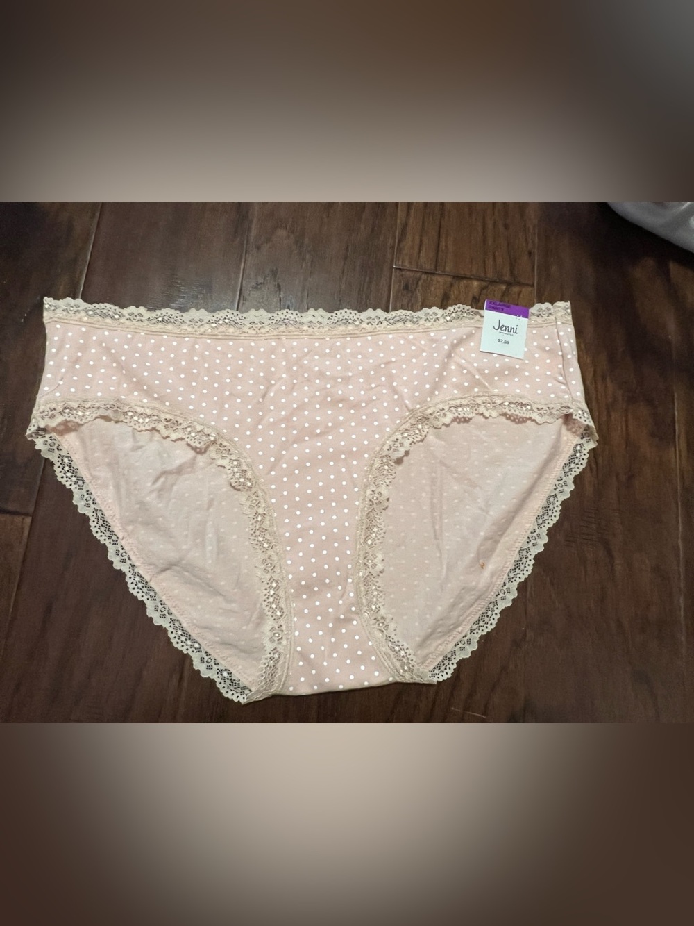 Jenni Lace Trim Cotton Hipster Underwear 6 Pair, XXL, Total MSRP $48 - Picture 4 of 8